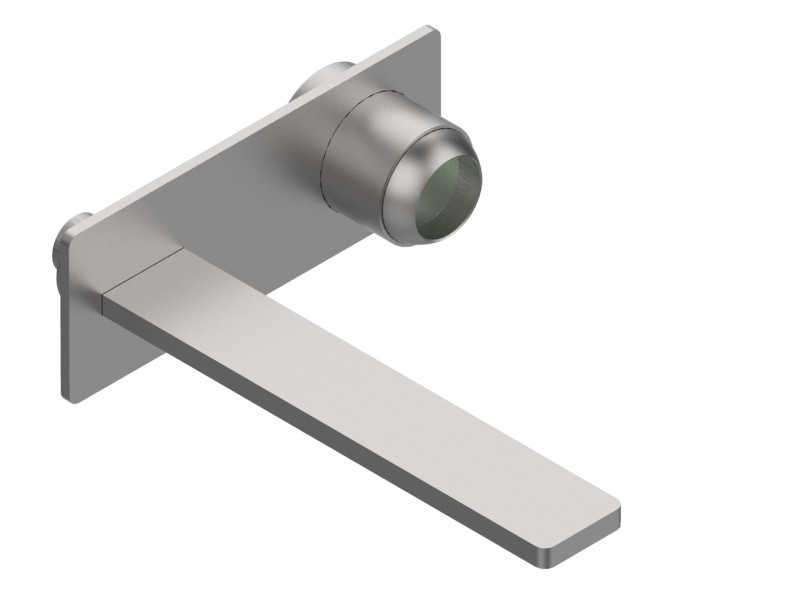 Zazzeri Q316 Built-in Washbasin Spout 230mm with Backplate