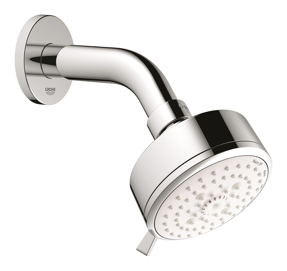 GROHE Tempesta Cosmo 100 Shower Rose 4 Function Chrome
