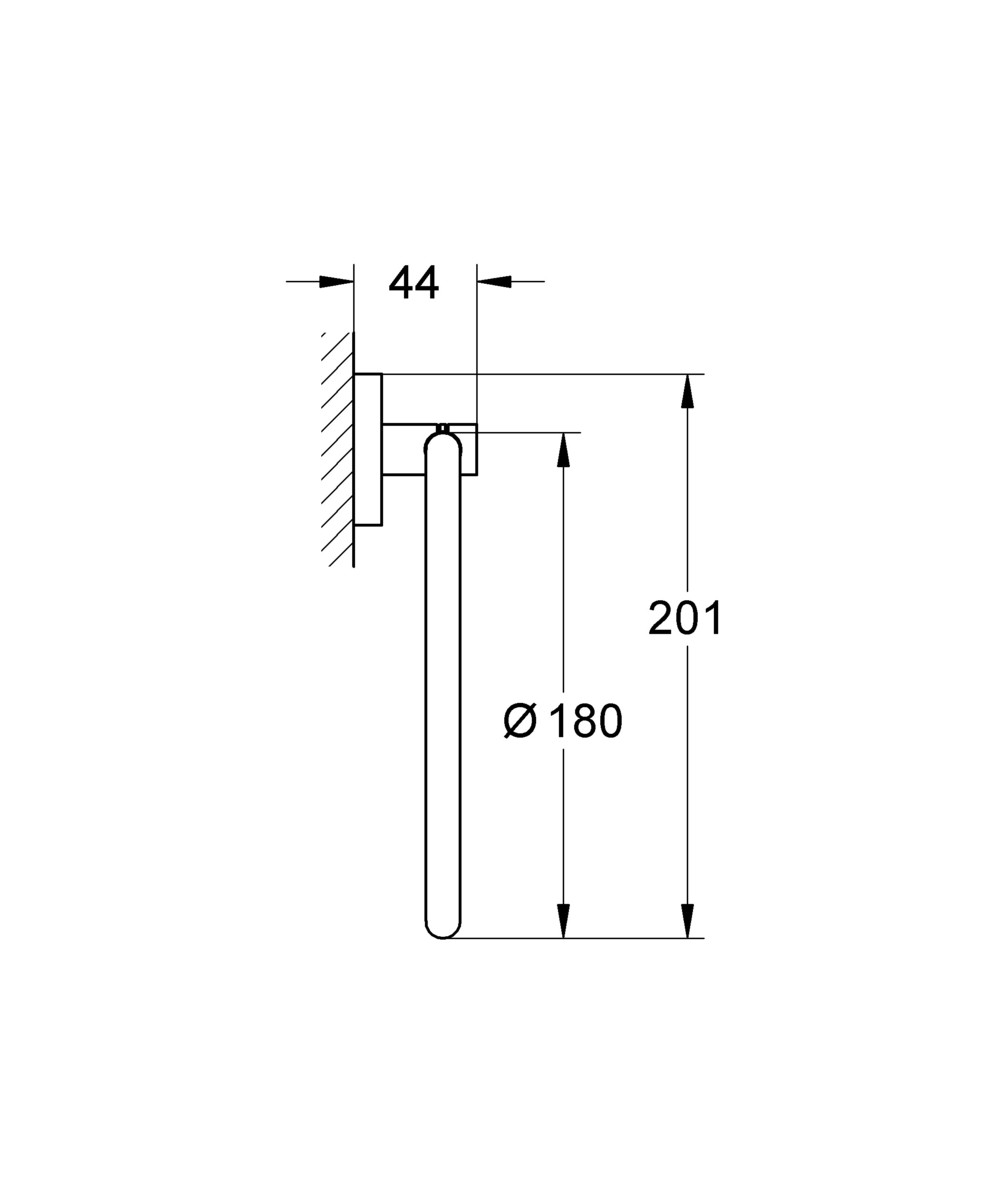 GROHE Essentials Towel Ring